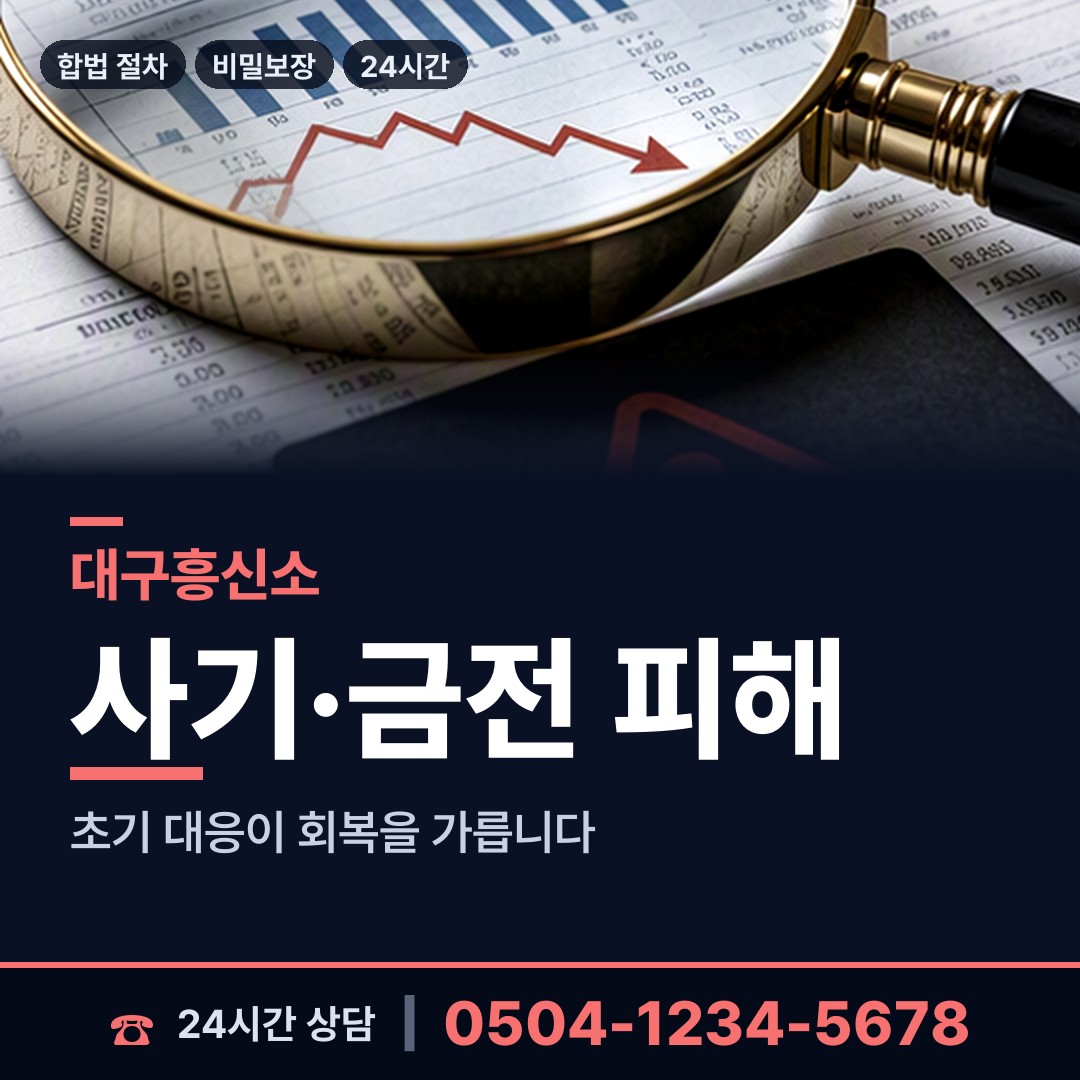 대구 본동 탐정사무실 상담 안내